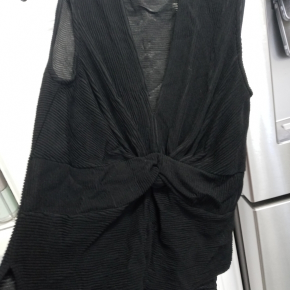 Zara Woman Sleeveless High low pleated Tank - Picture 9 of 11